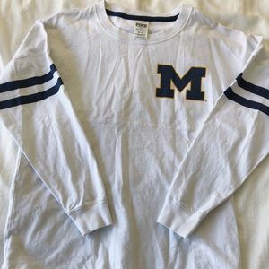 VS PINK Michigan long sleeve